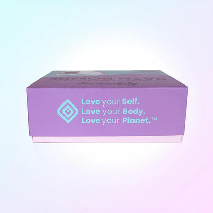 ErosWell heart shaped bath bombs product box side view