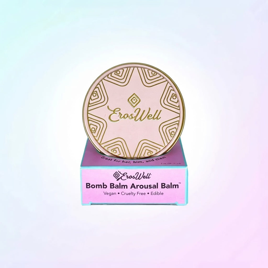ErosWell Bomb Balm arousal balm jar top view
