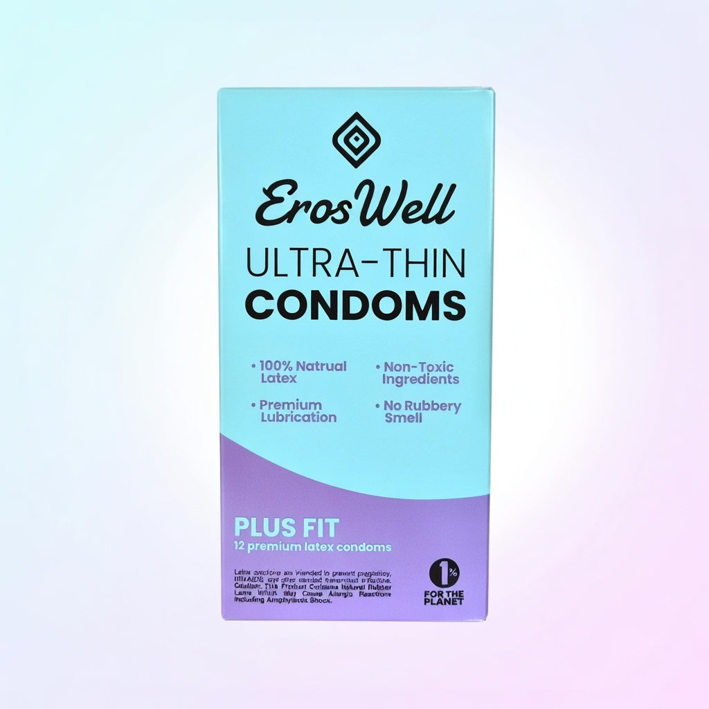 ErosWell ultra thin condoms packaging with product information