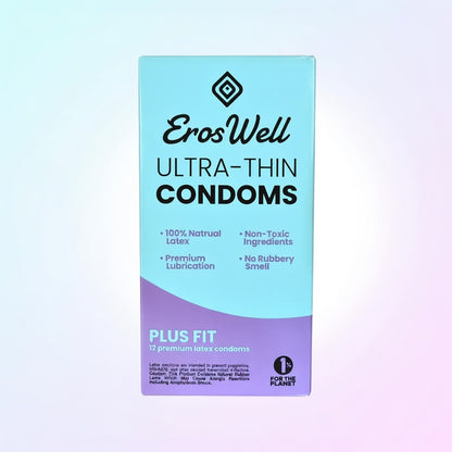 ErosWell ultra thin condoms packaging with product information