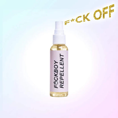 ErosWell glitter body spray called Fckboy Repellent
