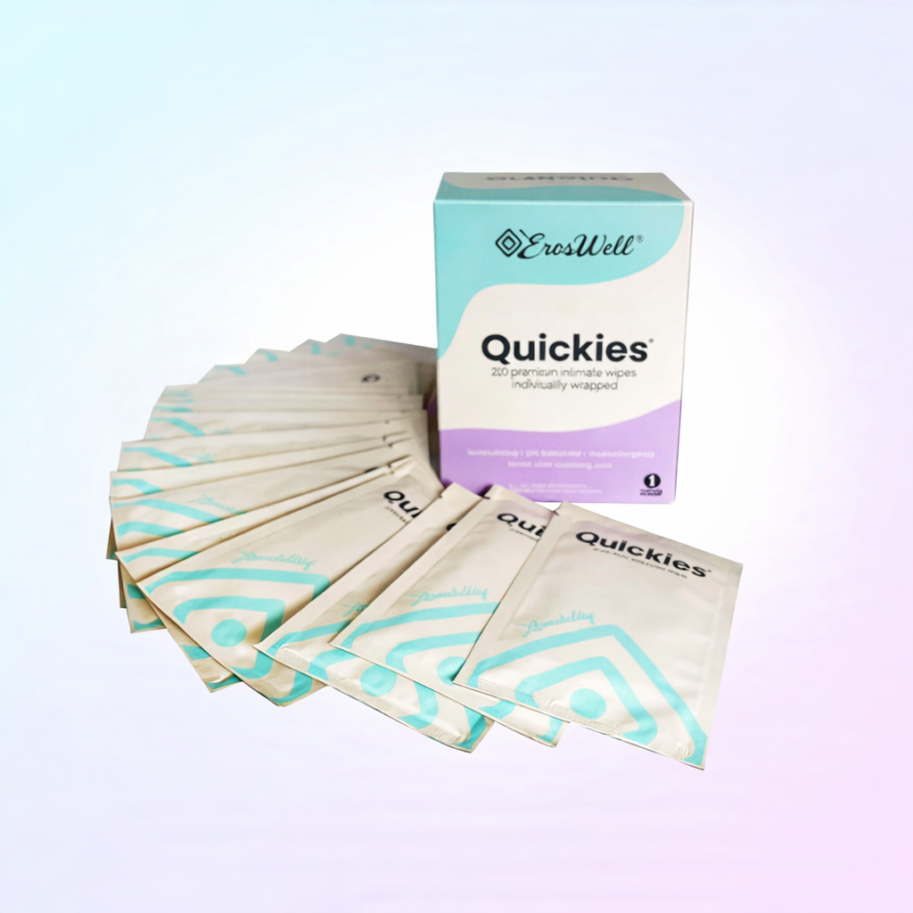 ErosWell intimate wipes individually wrapped refreshing wipes